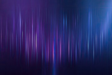 Abstract vertical lines of blurred light in purple and blue
