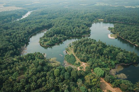 Wildlife refuge located close to Nilambur in Malappuram district, Kerala