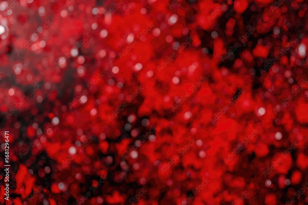 Poster create a modern abstract painting featuring a red and black textured acrylic background with selecti