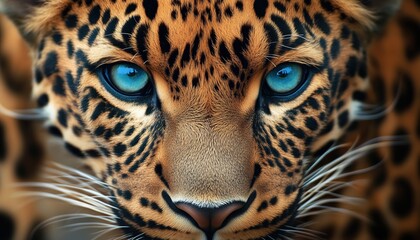 Obraz premium Adorable Leopard Sketch Print: Nature Inspired Feline Pattern Design For A Wild And Whimsical Look On Clothing And Decor