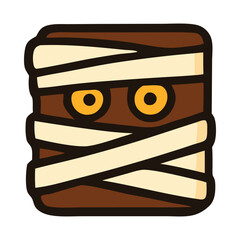 Suitable for halloweenthemed designs, childrens illustrations, or novelty prints on products like clothing or stationery.