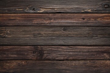 Dark brown wooden planks in horizontal rows (2)