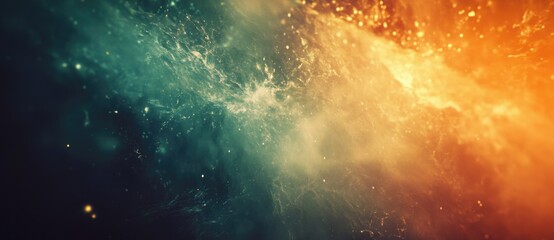 Colorful abstract swirl of light and energy