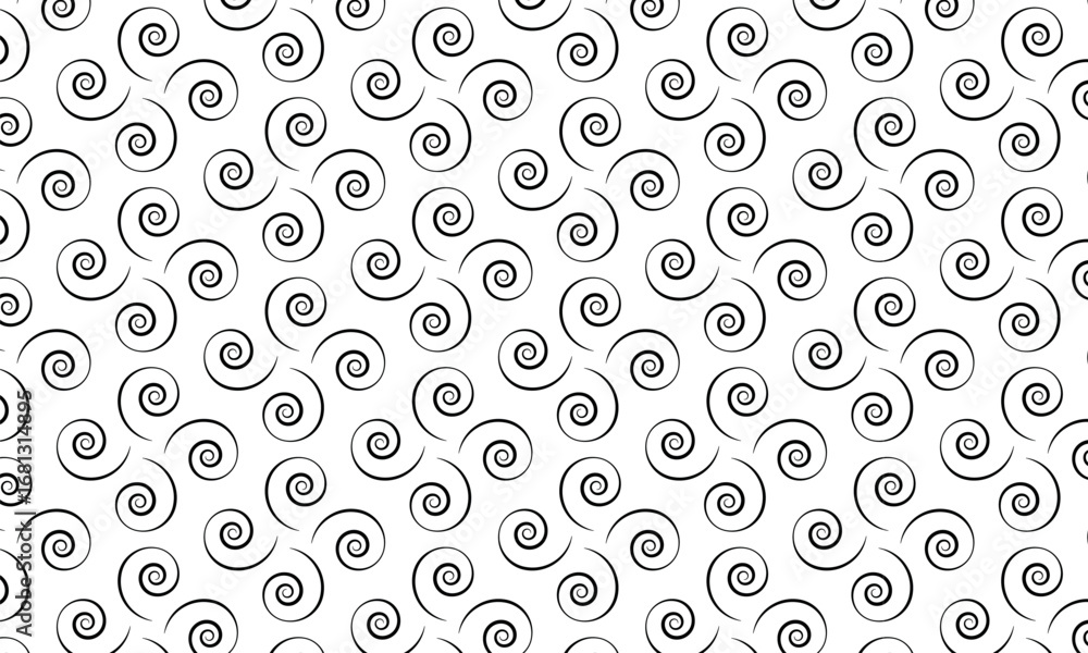 Aufkleber swirl pattern background vector design a seamless texture with spiraling shapes for modern wallpaper