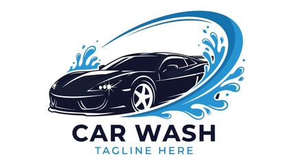 Fresh Car Clean: A sleek, high-performance automobile glides through an artistic swirl of water, exemplifying automotive freshness.