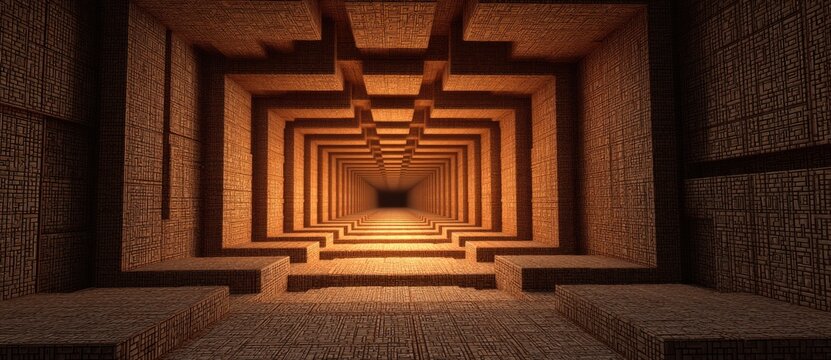 Diving into a geometric tunnel