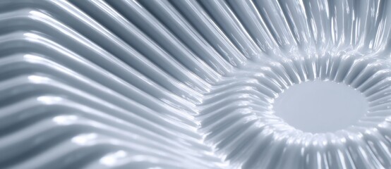 Obraz premium Close-up view of a modern decorative plate design