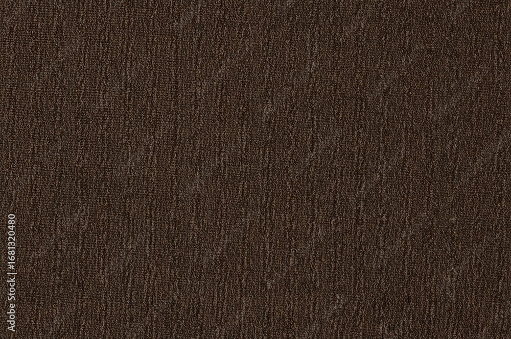 Poster detailed view of a burlap fabric displaying coarse texture in muted brown and cream shades for class
