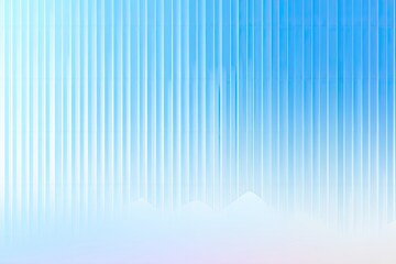 Light blue vertical striped drapes with soft gradient