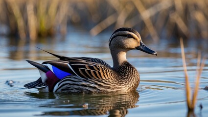 Wildlife shot of a bird in its natural environment