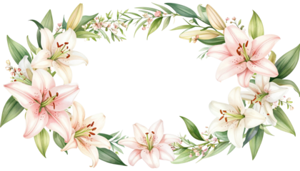 spring flowers frame