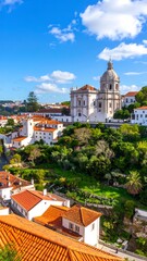 Obraz premium Panoramic view of a European city