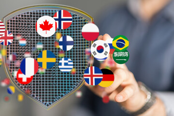 Secure your data with our robust international network protection services.