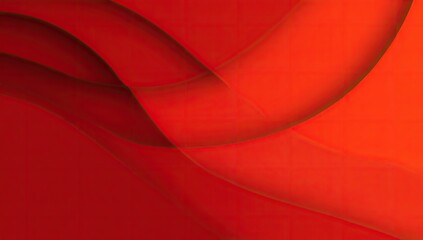 Abstract red curves