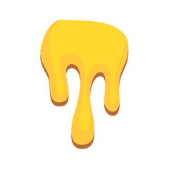 Honey Dripping Vector Illustration