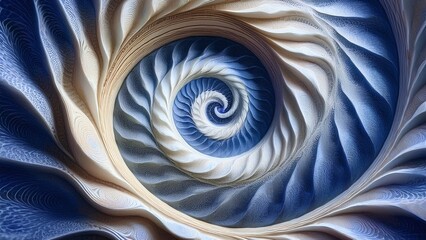 Abstract Spiral Background with Dynamic Swirling Pattern
