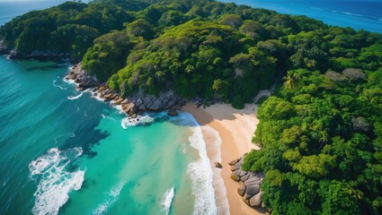 Obraz premium Luxury seaside retreat for tropical vacation