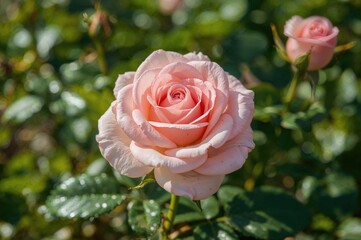 Fototapeta premium Summer Bloom of a Rose Flower