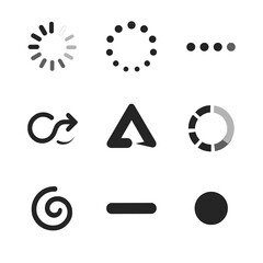 media icons set