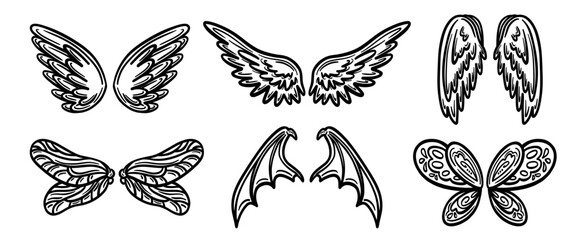 Hand drawn doodle vector set. Collection of cute hand drawn doodle.