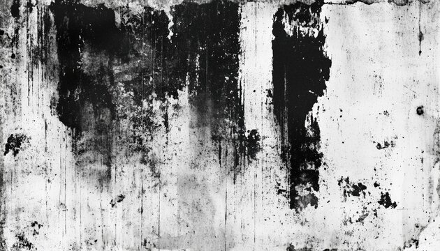 Old Worn Overlay Distressed Vintage Dirty Grunge Scan Paper Texture With Vintage Scratched Glitch Effect For Monochrome Retro Grunge Design.
