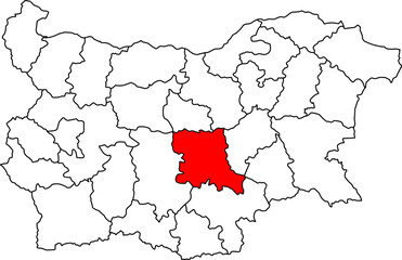 A detailed map of Bulgaria highlighting the Stara Zagora Province. Perfect for regional studies, business reports, or content related to the Rose Valley.

