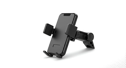Naklejka premium Car Phone Mount: Secure & Adjustable Cell Phone Holder for Driving