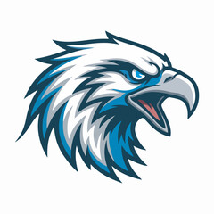 Fototapeta premium Eagle Head Emblem Vector Mascot