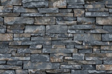 Gray stone wall segments for textured background or modern pattern design