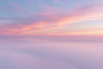 Fototapeta premium Image Showing Mixed Soft Pastel Shades Representing Cloudy Fog and Mist