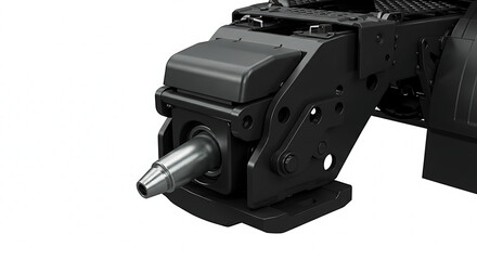 Fototapeta premium Close-up of Industrial Machinery Component: Precision Engineering Detail