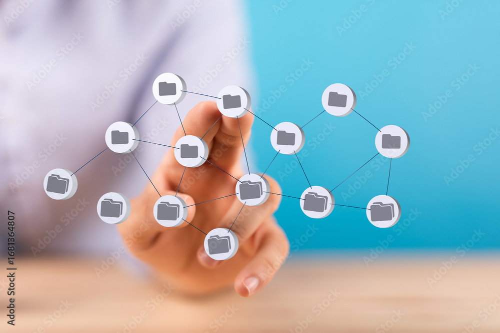 Poster efficient file management and secure data sharing. improve your workflow today!
