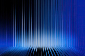 Dark blue abstract vertical lines, glowing light at center