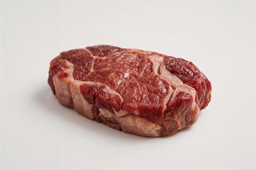 Fototapeta premium Grilled pork ribs and thick-cut meat on the bone