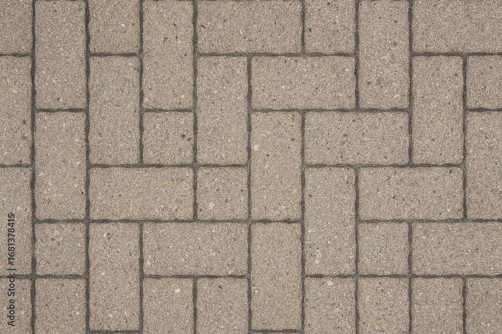 Poster sand and cement block surface design pattern with paving stones texture