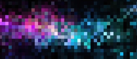 Vibrant cosmic abstract art