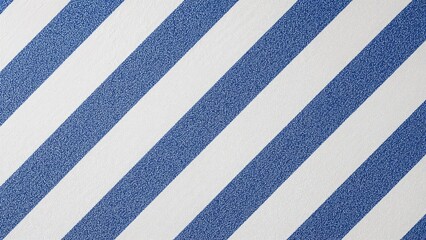 Obraz premium Close-up of white and blue striped fabric