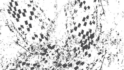 Abstract urban grunge background texture with distressed grainy overlay and scratched frame design. 