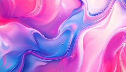 Obraz premium Modern Abstract Liquid Gradient Mesh Effect Bright Blend: Blurred Fluid Mix. Template For Web Covers, Ads, Posters, Brochures, And Flyers. Unique Image.
