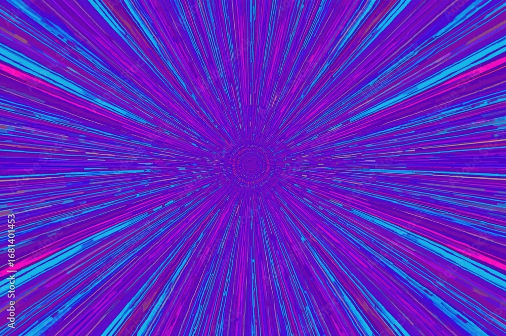 Poster dynamic abstract backdrop featuring multicolored beam motifs, modern design components, and azure ti