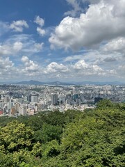 Obraz premium aerial view of Seoul, South Korea