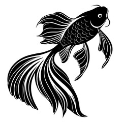 Vector illustration of a fish