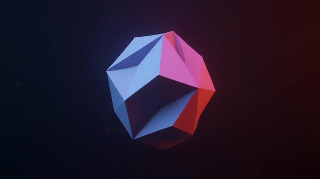 abstract background with red triangles