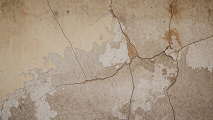 Scratched wall coated with whitewash. Background texture.