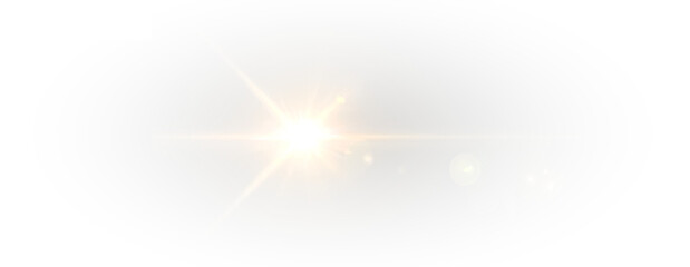 Png bright sunlight effect transparent glow, shine lens flare radiance burst illumination sunbeam...