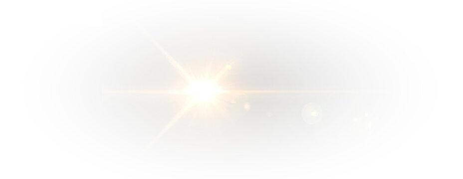 Png bright sunlight effect transparent glow, shine lens flare radiance burst illumination sunbeam white, light overlay brightness beam natural light halo energy starburst - Powered by Adobe
