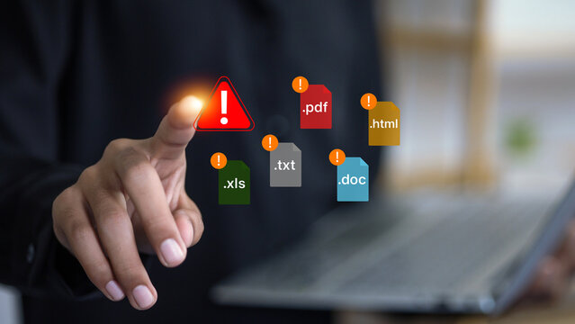 Document Security Alert – Cybersecurity Risk with PDF, DOC, XLS, and HTML Files
