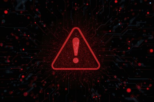 Alert: Unauthorized Access Detected, Cyber Threat Encountered, Security Breach Warning, Malware Infection, Data Theft Risk, Online Fraud Alert - Powered by Adobe