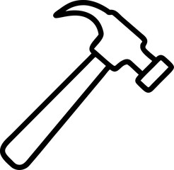 hammer vector icon