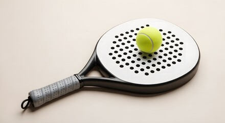 flat lay padel mock up